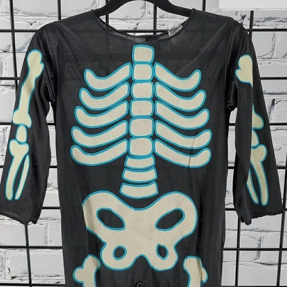 Halloween Costume Glow in the Dark Skeleton Size 3-4T